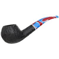 Savinelli Colombina Rusticated Black (673 KS) (6mm)