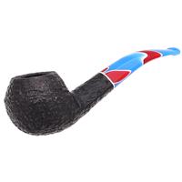 Savinelli Colombina Rusticated Black (673 KS) (6mm)