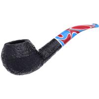 Savinelli Colombina Rusticated Black (673 KS) (6mm)