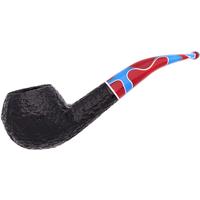 Savinelli Colombina Rusticated Black (673 KS) (6mm)