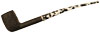 Savinelli Black & White Favorite Billiard (6mm)