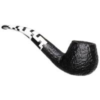 Savinelli Pulcinella Rusticated Black (645 KS) (6mm)