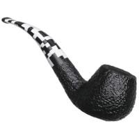 Savinelli Pulcinella Rusticated Black (645 KS) (6mm)