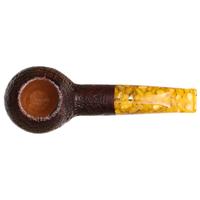 Savinelli Punto Oro Gold Limited Edition Sandblasted Miele Stem (320 KS)