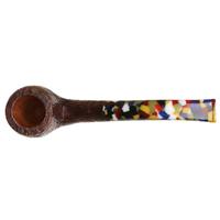 Savinelli Punto Oro Gold Limited Edition Sandblasted Arlecchino Stem (606 KS)