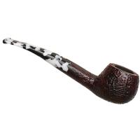 Savinelli Punto Oro Gold Limited Edition Sandblasted Black and White Stem (315 KS)
