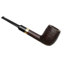 Savinelli Punto Oro Sandblasted with Brass Band (127) (6mm) (Legacy Stock)