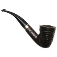 Savinelli Punto Oro Sandblasted with Brass Band (611 KS) (Legacy Stock)