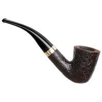 Savinelli Punto Oro Sandblasted with Brass Band (611 KS) (Legacy Stock)
