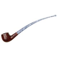 Savinelli Favola Dark Smooth Churchwarden Blue Stem (6mm)