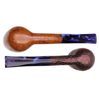 Savinelli Punto Oro Natural & Sandblasted (111 KS) (2 Pipe Set) (38/50)