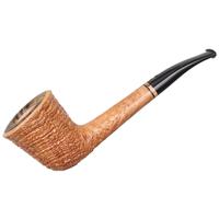 Mark Tinsky Tan Sandblasted Bent Dublin with Black and White Ebony Christmas 2020 (Two Star)