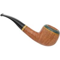 Mark Tinsky Natural Bent Pot with Osage Orange and Green Ebonite (Two Star) (5)