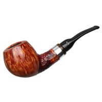Winslow Partially Rusticated Bent Apple with Silver (E) (9mm)