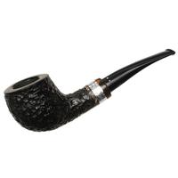 Winslow Rusticated Bent Billiard with Silver (E)