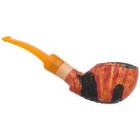 Winslow Partially Rusticated Bent Pot (EG) (9mm)