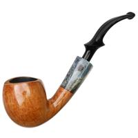 Randy Wiley Feather Carved Bent Apple (66)