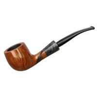 Randy Wiley Feather Carved Bent Billiard (77)