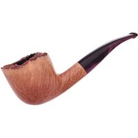 Randy Wiley Feather Carved Bent Pot (77)