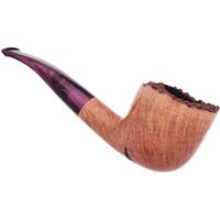 Randy Wiley Feather Carved Bent Pot (77)