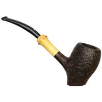 Tsuge Tokyo Sandblasted Bent Egg Sitter with Bamboo (551)