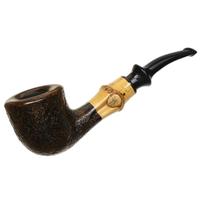 Tsuge Sandblasted Bent Dublin with Bamboo (9mm) (362)