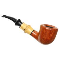 Tsuge Smooth Bent Dublin with Bamboo (362)(9mm)