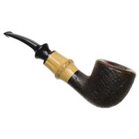 Tsuge Sandblasted Bent Dublin with Bamboo (362)