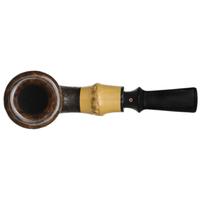 Tsuge Sandblasted Bent Dublin with Bamboo (362)
