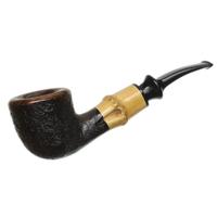 Tsuge Sandblasted Bent Dublin with Bamboo (362) (9mm)