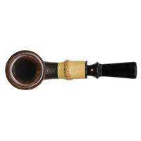 Tsuge Sandblasted Bent Dublin with Bamboo (362) (9mm)