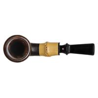 Tsuge Sandblasted Bent Dublin with Bamboo (362) (9mm)