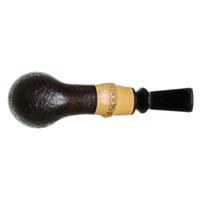 Tsuge Sandblasted Bent Dublin with Bamboo (362) (9mm)