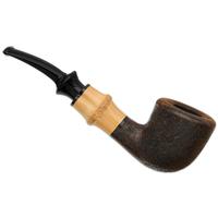 Tsuge Sandblasted Bent Dublin with Bamboo (362)