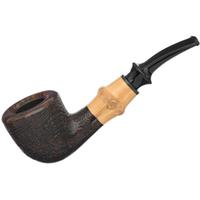 Tsuge Sandblasted Bent Dublin with Bamboo (362)