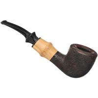 Tsuge Sandblasted Bent Dublin with Bamboo (362)