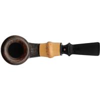 Tsuge Sandblasted Bent Dublin with Bamboo (362)