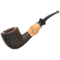 Tsuge Sandblasted Bent Dublin with Bamboo (362) (9mm)
