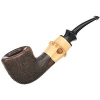 Tsuge Sandblasted Bent Dublin with Bamboo (362) (9mm)