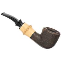 Tsuge Sandblasted Bent Dublin with Bamboo (362) (9mm)