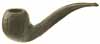 Tsuge Triangle Sandblast Bent Apple (604)