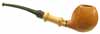 Tsuge Ikebana Ikebana Smooth Bent Cross Grain with Bamboo (E)