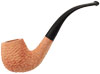 Tsuge Natural Rusticated Bent Billiard (109)