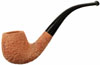 Tsuge Natural Rusticated Bent Billiard (206)