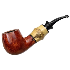 Tsuge Chubby Smooth Bent Billiard with Bamboo
