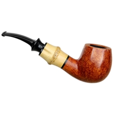 Tsuge Chubby Smooth Bent Billiard with Bamboo