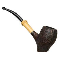 Tsuge Tokyo Sandblasted Bent Egg Sitter with Bamboo (551)