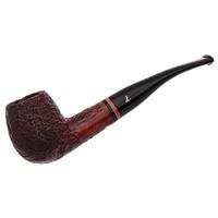 Lorenzetti Rusticated Semi Bent Apple with Briar Ring (Tapered Stem)