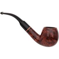 Lorenzetti Smooth Bent Apple with Briar Ring (Saddle Stem)
