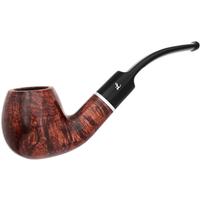 Lorenzetti Smooth Bent Brandy with Nickel Band (Saddle Stem)